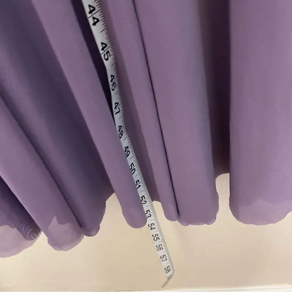 WEISSMAN Dance Costume purple mesh maxi lyrical Wilder Mind 14516 MA adult